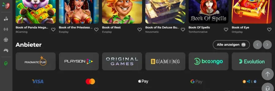 Capospin online casino germany